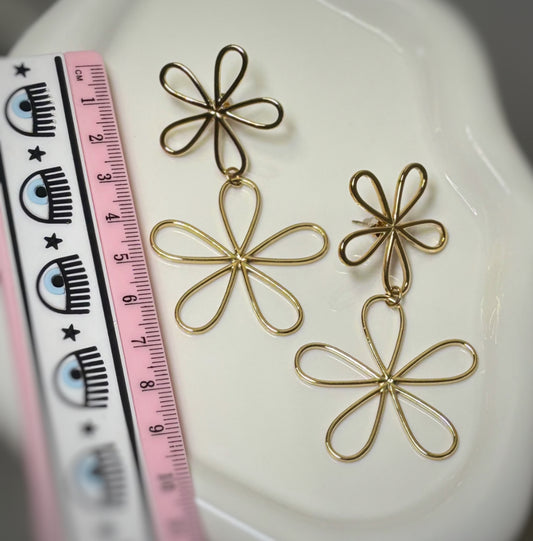 Boucles d'oreilles Pétales