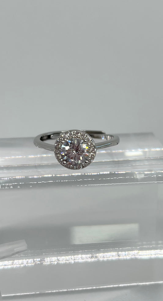 Bague Halo d'éclat