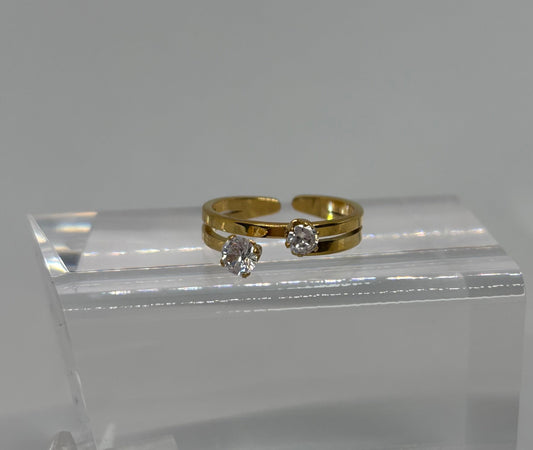 Bague de Phalange Duo d'Éclat