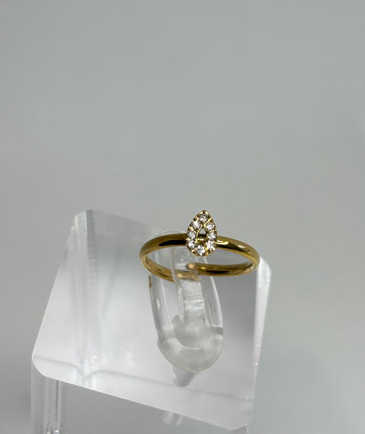 Bague de Phalange Goutte d'Or