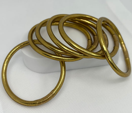 Jonc Bouddhiste épais Dark Antique