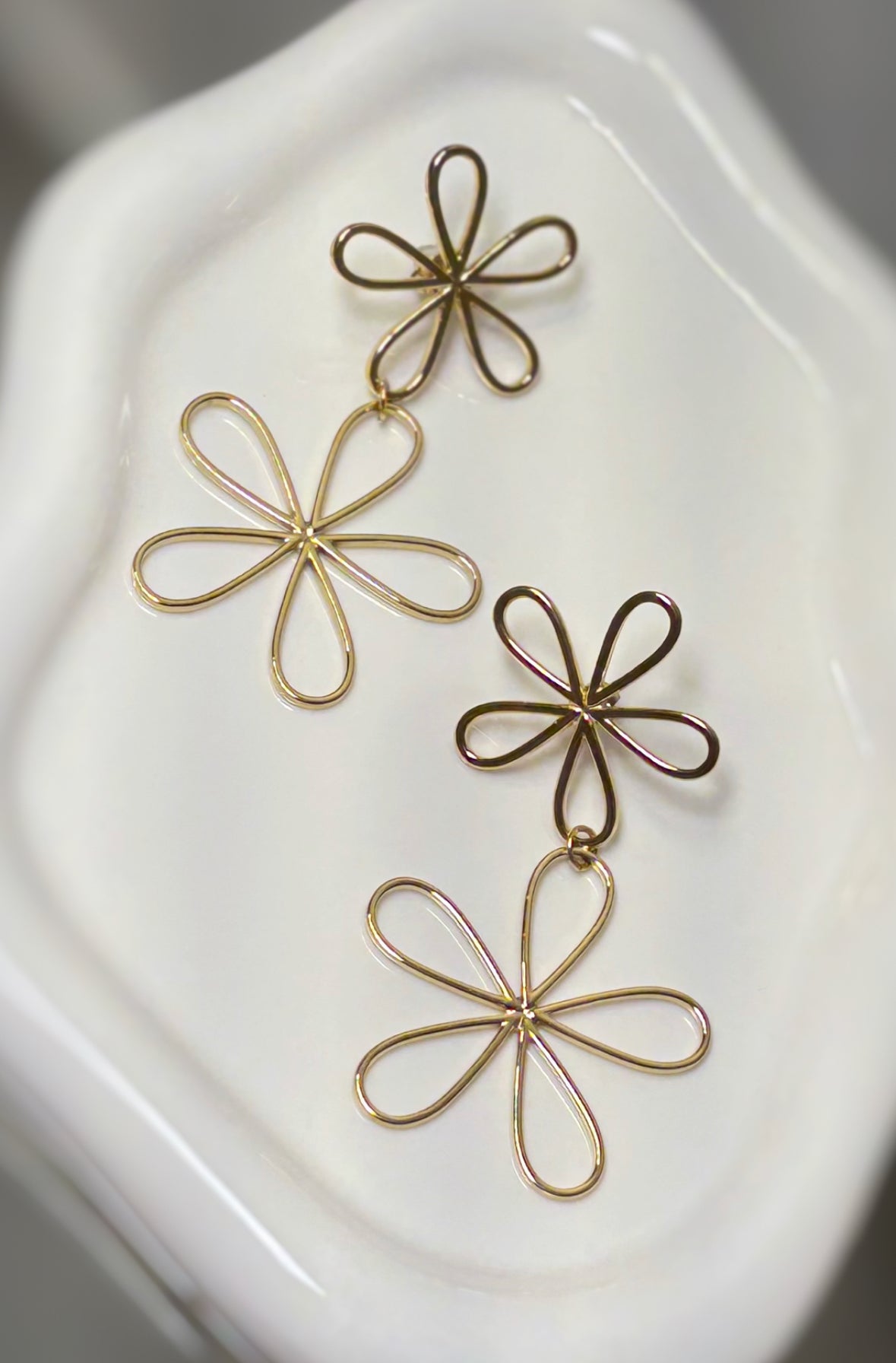Boucles d'oreilles Pétales