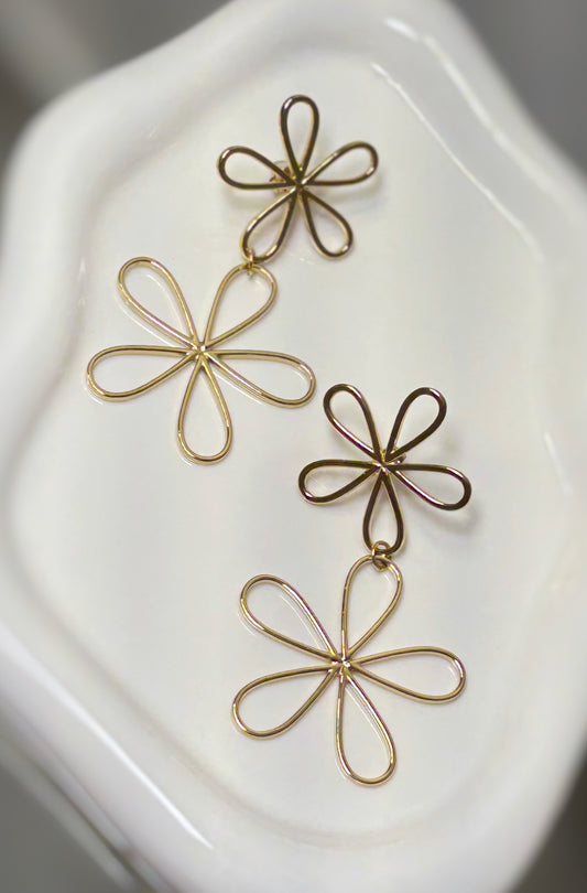 Boucles d'oreilles Pétales