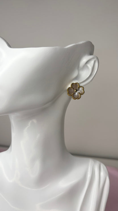 Boucles d'oreilles Trèfla
