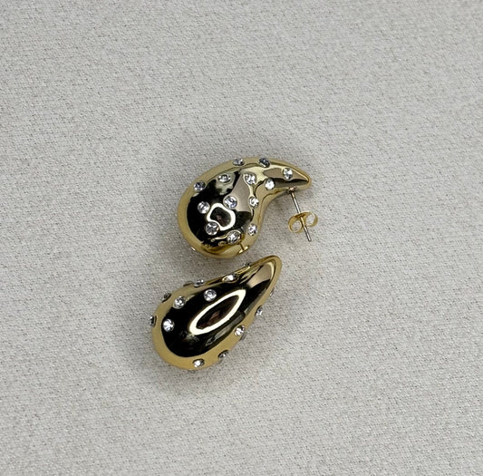 Boucles d'oreilles Lunaria