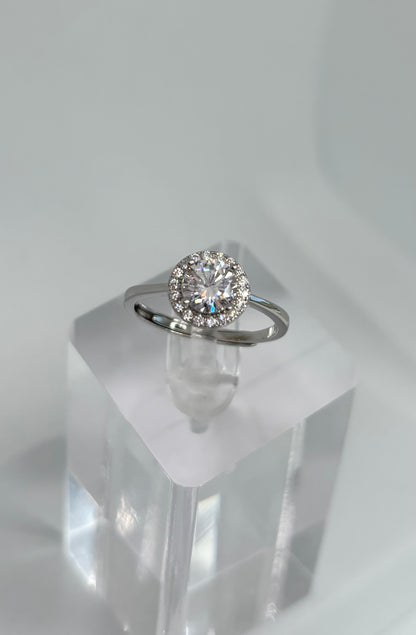 Bague Halo d'éclat