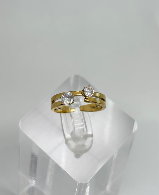 Bague de Phalange Duo d'Éclat