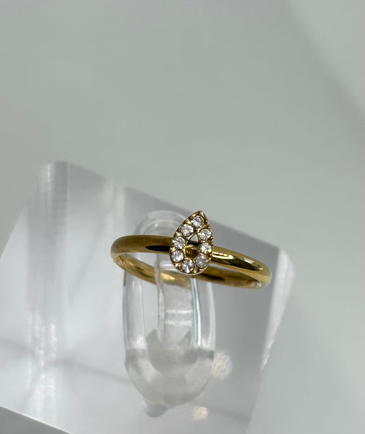 Bague de Phalange Goutte d'Or